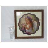 Home Interiors Garden Angel Framed Print