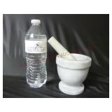 Gray Marble Motar & Pestle ~ Bowl 4" Tall