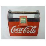 Coca-Cola Coke Embossed Metal Utensil Caddy