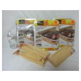 Bamboo Skewers & Disposable Charcoal Grills