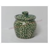 Gerald E Henn Roseville Spongeware Sugar Bowl