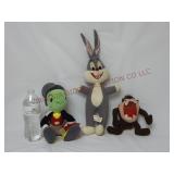 Jiminy Cricket, Bugs Bunny & Taz ~ Plush Animals