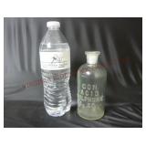 Con Acid Sulphuric H2 SO4 Apothecary Bottle