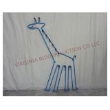 41" Tall Giraffe Wall Hanging Peg Rack