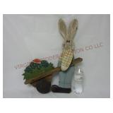 21" Tall Wooden Rabbit ~ Outdoor Decor