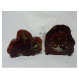 Wood Slab Clocks ~ Damaged Clock Hands