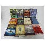 12 Books ~ Grisham, Beck, Baldacci & More