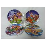 4 ~ 1990s Hard Plastic McDonalds Plates