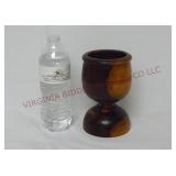 Vintage Wooden Chalice Cup / Goblet ~ 6.5" T