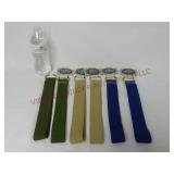 Lot of 6 Canvas Belts ~ New