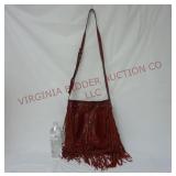 Patricia Nash Italian Leather Fringed Purse