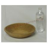 Small Wooden Dough Bowl ~ 9.5" Across