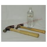 2 ~ Wood Handled Claw Hammers