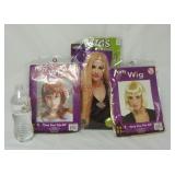 Halloween Party Wigs ~ Lot of 3 ~ New