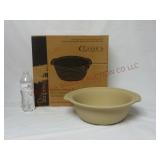 Pampered Chef Stoneware Baking Bowl