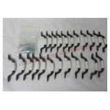 Porcelain & Metal Cabinet Drawer Pulls ~ Lot of 23