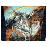 Vintage Unicorn Reversible Plush Blanket
