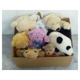 Box FULL of Assorted Stuffed Animals