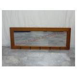 5"-Hook Wall Hanging Framed Mirror