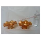 Fenton Blackberry Spray Bon Bon Bowls ~ Set of 2