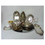Large Lot of Silverplate / Sliver Plate