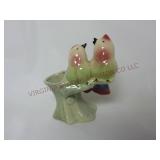 Vintage Love Birds Bud Vase / Planter ~ 5" Tall