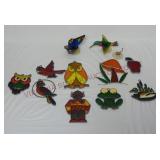 Suncatchers ~ Mushroom, Birds, Frog & More