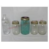 Ball Quart Jar w Lights & 3 Pint Canning Jars