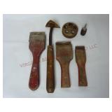 Lot of Vintage Paint Scrapers ~ Hand Tools