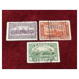 3 Canada Vintage Stamps