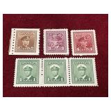 6 Canada MNH KCVI In Uniform Stamps