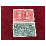 1908 Canada Quebec Centennial Stamps
