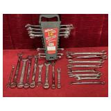 16 1/4" - 3/4" & 8 7mm - 17mm Wrenches