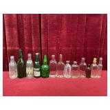 13 Vtg Pop, Beer & Medicine Bottles