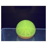 Manganese Art Glass Paperweight - Note