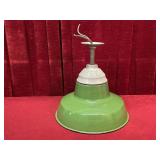 Enamel Barn Light - 13.75"dia x 13.5"
