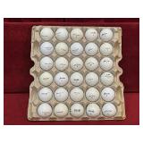 30 Used Golf Balls