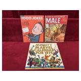 1960 Jokes, 1957 Male Mag & 1975 Calendar