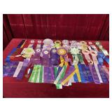 Various Dog Show Ribbons