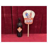 1940s Orange Crush Bottle & Crushy Fan