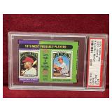 Allen-Bench 1975 Topps 1972 MVPs PSA NM-MT 8(MC)