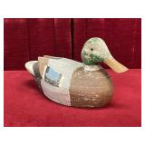 Vintage 16" Wood Duck Decoy
