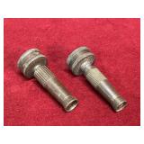 2 Brass Garden Hose Nozzles
