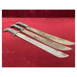 3 23" Machetes