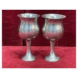 English Pewter Sheffield England Glasses