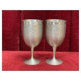 Norwegian Pewter #484 Goblets