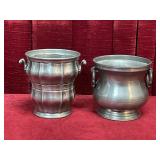 Metalars Italy & SMI Pewter Planters