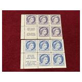 2 Canada MNH QEII Booklet Panes