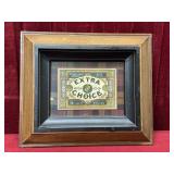Bombay Co Crackled Extra Choice Cigar Art - Note
