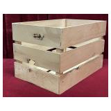 12.5" x 18.5" x 12" Wood Crate